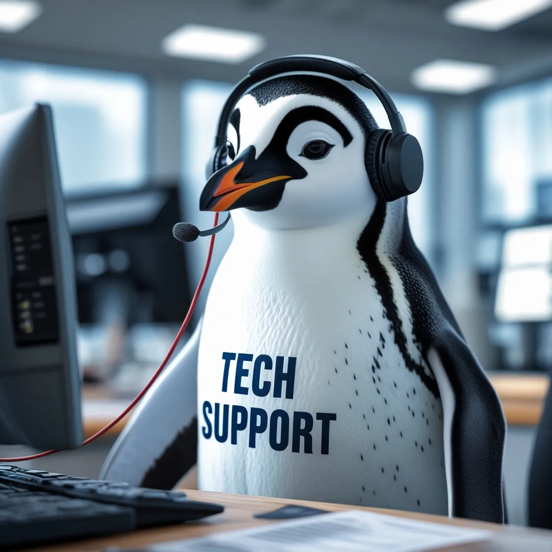 Tech Support Penguin